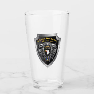 101st Airborne Division ’Screaming Eagles’ Shield Glaskopp