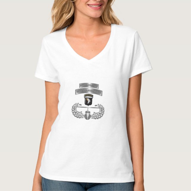 101st Airborne Division ’Screaming Eagles’ T Shirt (Framsida)
