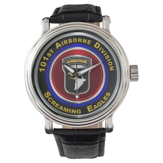 101st Airborne Division Skrikande Örnar Armbandsur (Framsida)