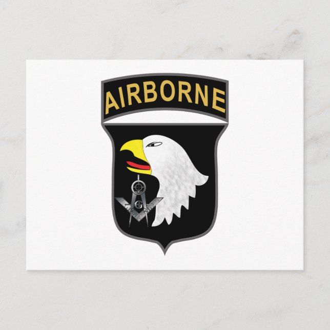 101st Airborne Vykort (Framsida)