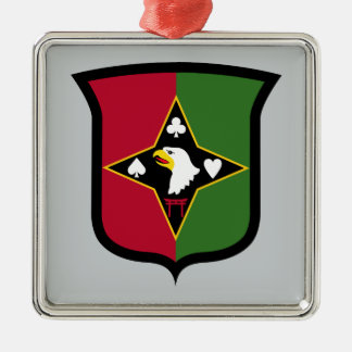 101st underhållsbrigad julgransprydnad metall