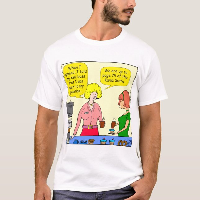 1029 79 positioner i Kama Sutra-tecknaden T Shirt (Framsida)