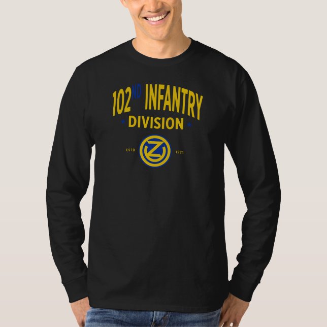 102:a infanteridivisionen - USA:s militära sedan l T Shirt (Framsida)