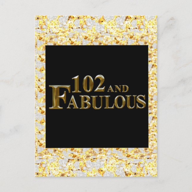 102-årsdag  vykort (Framsida)