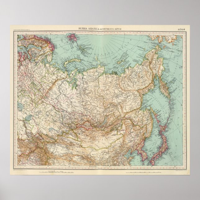 10304 Asiatiskt Ryssland Poster (Framsidan)