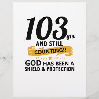 103 år och fortfarande fyller år