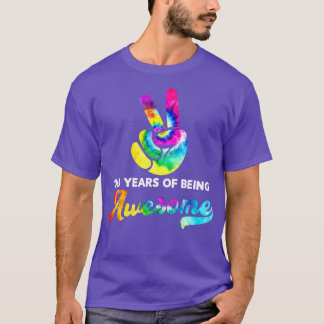 103 års ålder av att vara Fantastisk Tie Dye Birth T Shirt