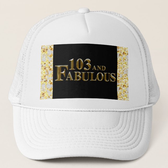 103 Födelsedag  Keps (Framsida)