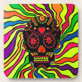 103 - Neon Skull Coasters Underlägg