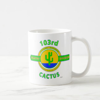103RD INFANTERIUPPDELNING "KAKTUSUPPDELNING " KAFFEMUGG