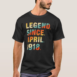 104:e födelsedagen 104:e årsled sedan den 19 april t shirt