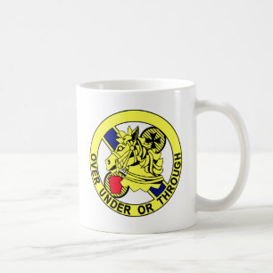 104. KavalleriRegiment-Gradbeteckningen färg Kaffemugg