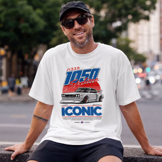 1050 Skyline JDM Retro Bil T Shirt
