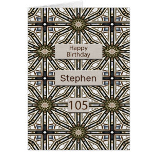 105:e Abstrakten Mandala Design Hälsningskort