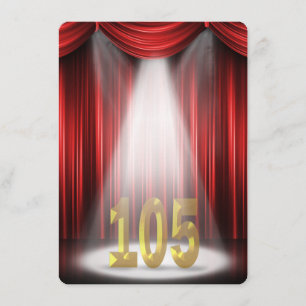 105:e Födelsedagsfesten Inbjudningar