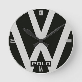 105 VW Polo Logo Accessories Watches Rund Klocka