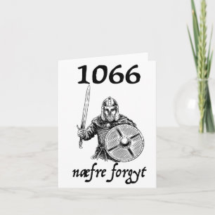 1066 Glöm Aldrig Naefre Forgyt Rolig Engelsk Hist Kort