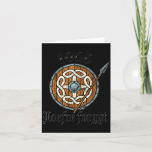 1066 Naefre Forgyt Glöm Aldrig Viking England Hans Kort