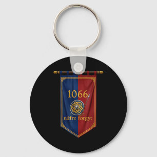 1066 Naefre Forgyt Glöm Aldrig Viking England Hans Nyckelring