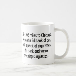 106 Miles till Chicago Kaffemugg