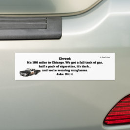 106 Miles To Chicago - A MisterP Sticker Bildekal