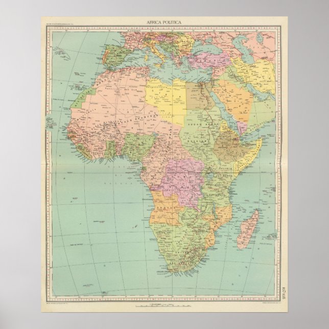 10708 Afrika Poster (Framsidan)