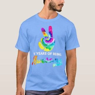 107 års ålder av att vara Fantastisk Tie Dye Birth T Shirt