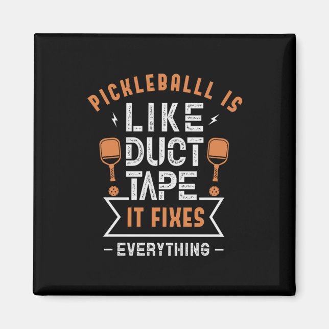 107.Pickleball är som ett rött band som fixerar al Magnet (Framsidan)