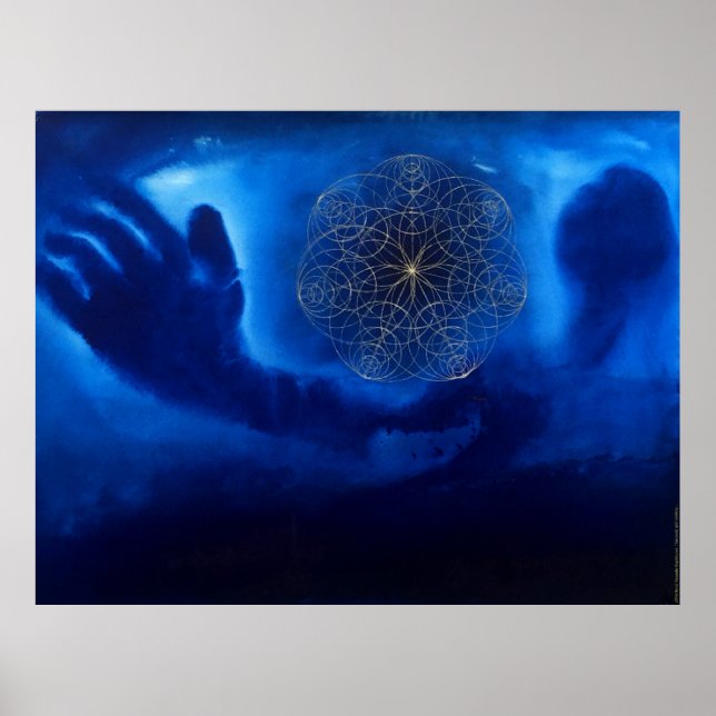 #107. Sju Harmonik Spirit-målning Poster (Framsidan)