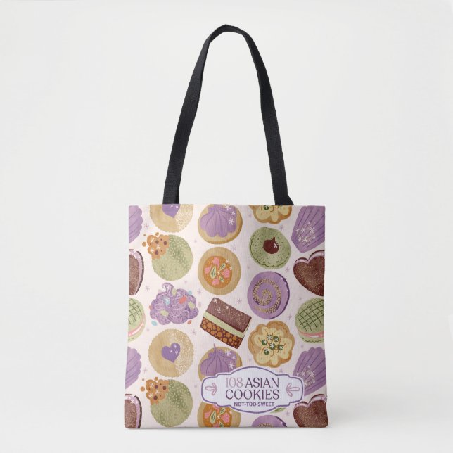 108 Asian Cookies Tote Bag  Tygkasse (Framsida)