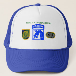 108TH MILITÄR LUFTBUREN HATT för POLISCO 18TH Truckerkeps