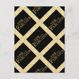 109 Födelsedag  Vykort