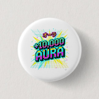 +10 000 Aura Retro Japansk Katakana Cyberpunk Men Knapp