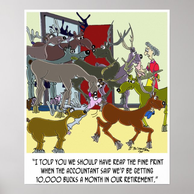 10 000 Bucks i Pension Poster (Framsidan)