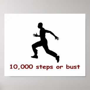 10.000 kliver eller bysten poster