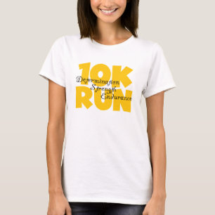 10 000 Springa Gult T-shirt
