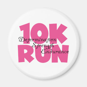 10 000 Springa Rosa-sport som körs Magnet