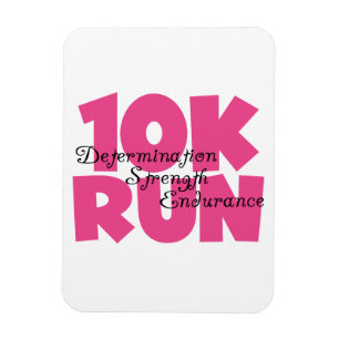 10 000 Springa Rosa-sport som körs Magnet