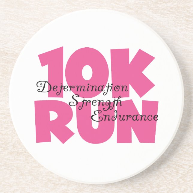10 000 Springa Rosa-sport som körs Underlägg (Framsidan)