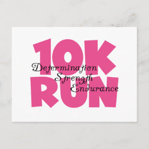 10 000 Springa Rosa-sport som körs Vykort