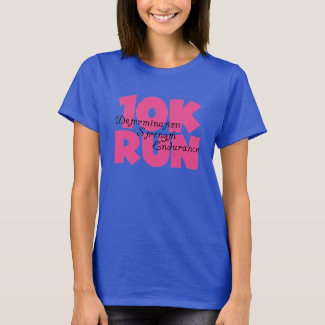10 000 Springa Rosa Tee (Framsida)
