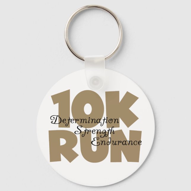 10 000 Springa Tan-idrotter körs Nyckelring (Framsida)