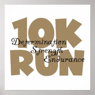 10 000 Springa Tan-idrotter körs Poster