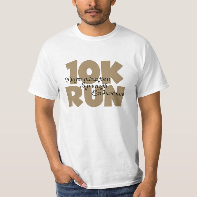 10 000 Springa Tan-idrotter körs T Shirt (Framsida)