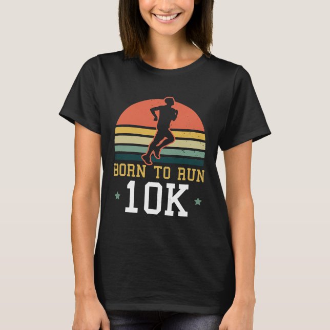 10 000 varv vid Springa 10 000 T Shirt (Framsida)