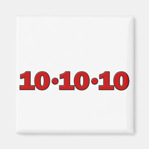 10-10-10: 10 oktober 2010 magnet