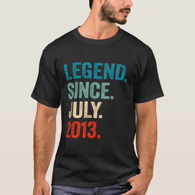 10 10:e förklaringen sedan juli 2013 t shirt (Framsida)