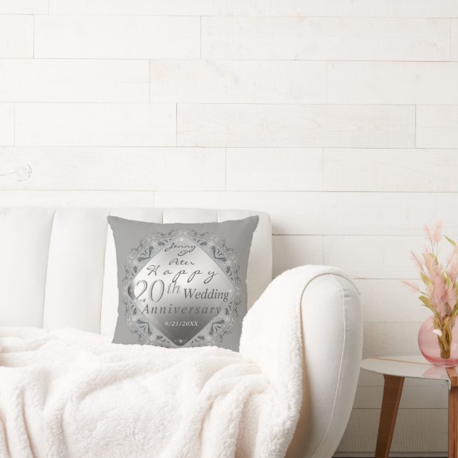 10,11,20,25,70:e Bröllop-årsdagen + foto Kudde (Soffa)