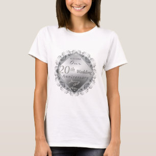 10,11,20,25,70:e Bröllop-årsdagen T Shirt