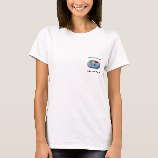 10/40fönstret - global bönkrigare tee (Framsida)